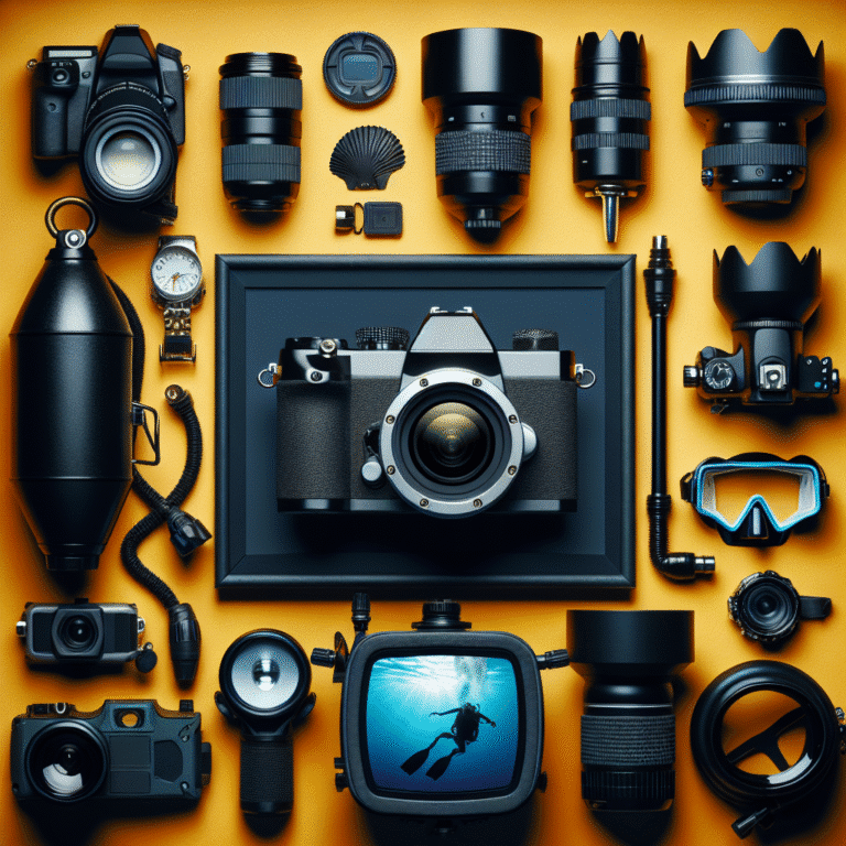 Equipamentos baratos para iniciantes em fotografia subaquática