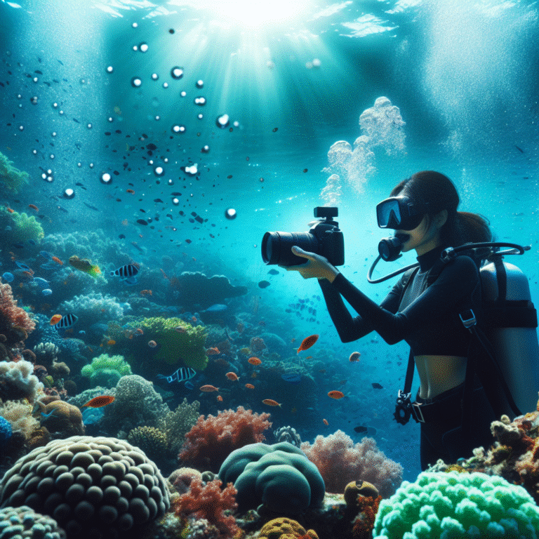 Ideias de fotos subaquáticas para Instagram