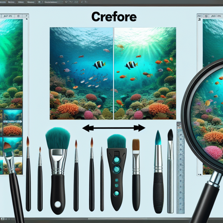 Tutoriais de edição no Photoshop para fotos subaquáticas